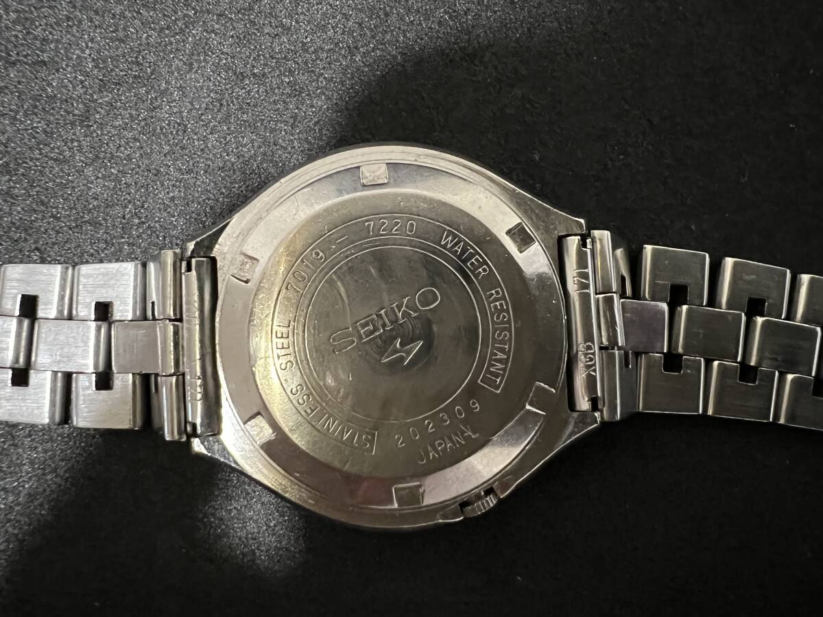 SEIKO advan 7019-7220 自動巻き セイコー 稼動品 カットガラス 腕時計_画像4