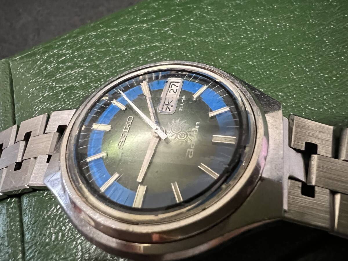 SEIKO advan 7019-7220 自動巻き セイコー 稼動品 カットガラス 腕時計_画像6