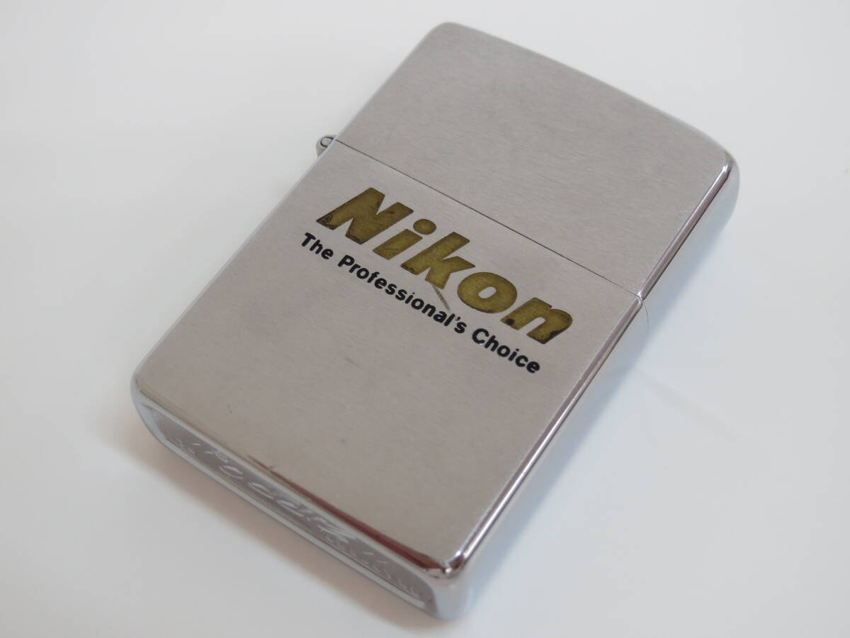 (d-3)　ZIPPO　ジッポ　Nikon / ニコン　オイルライター　1978年_画像9