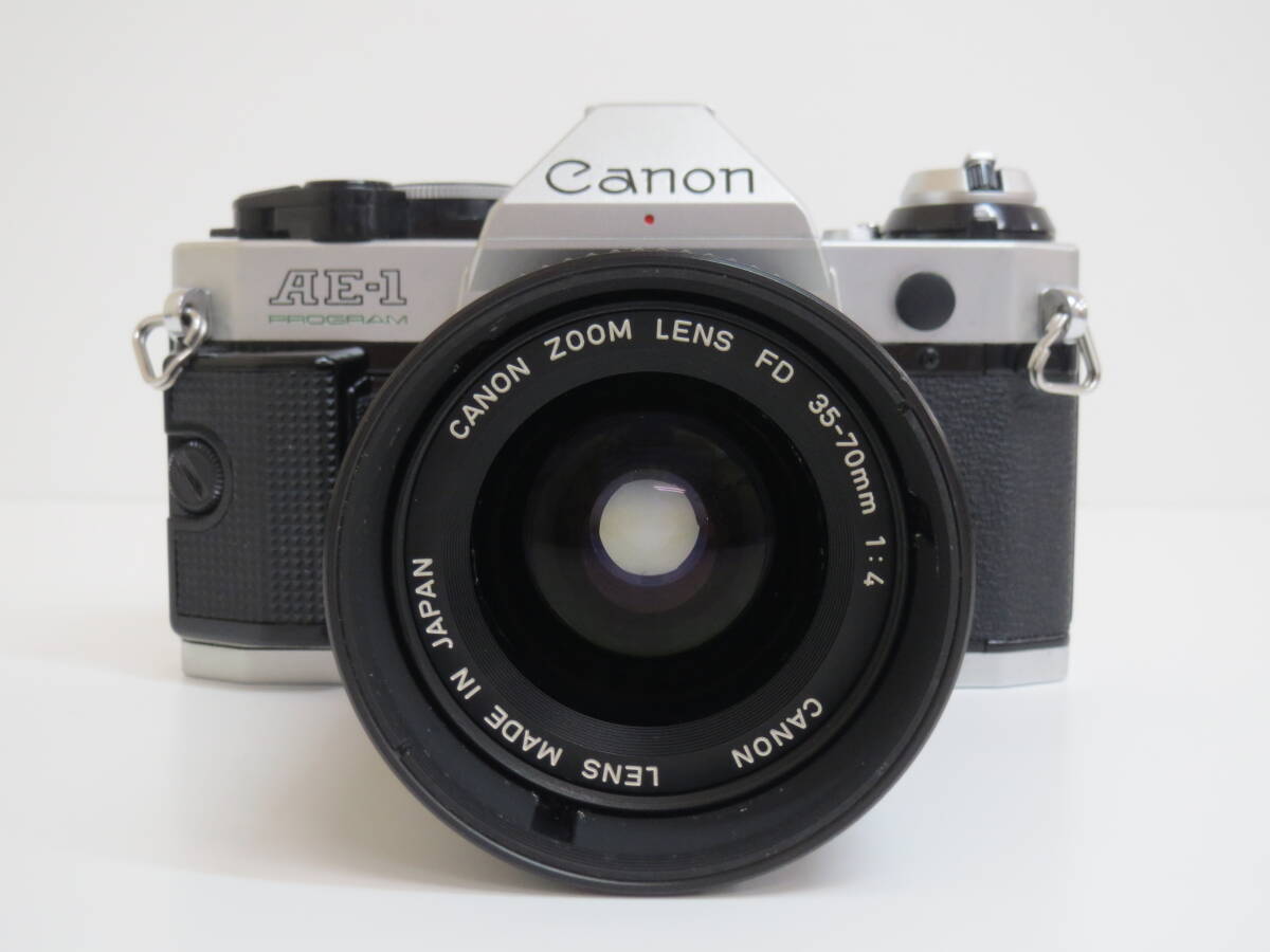 (e-2)　Canon　キャノン　AE-1 PROGRAM / FD 35-70mm 1:4　フィルムカメラ　1012223_画像2