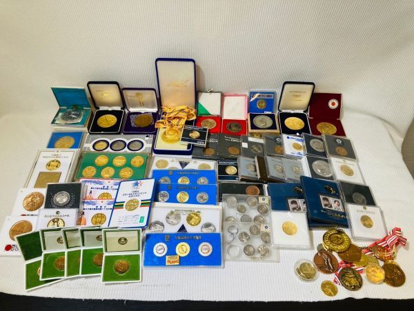 kmj07V medal coin memory medal souvenir collection approximately 6. and more large amount . summarize V