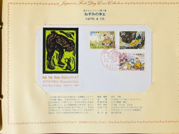 kmn01▼FDC初日カバーコレクション 日本 切手 封筒 消印 記念印 初日カバーアルバム 1975年▼_画像10