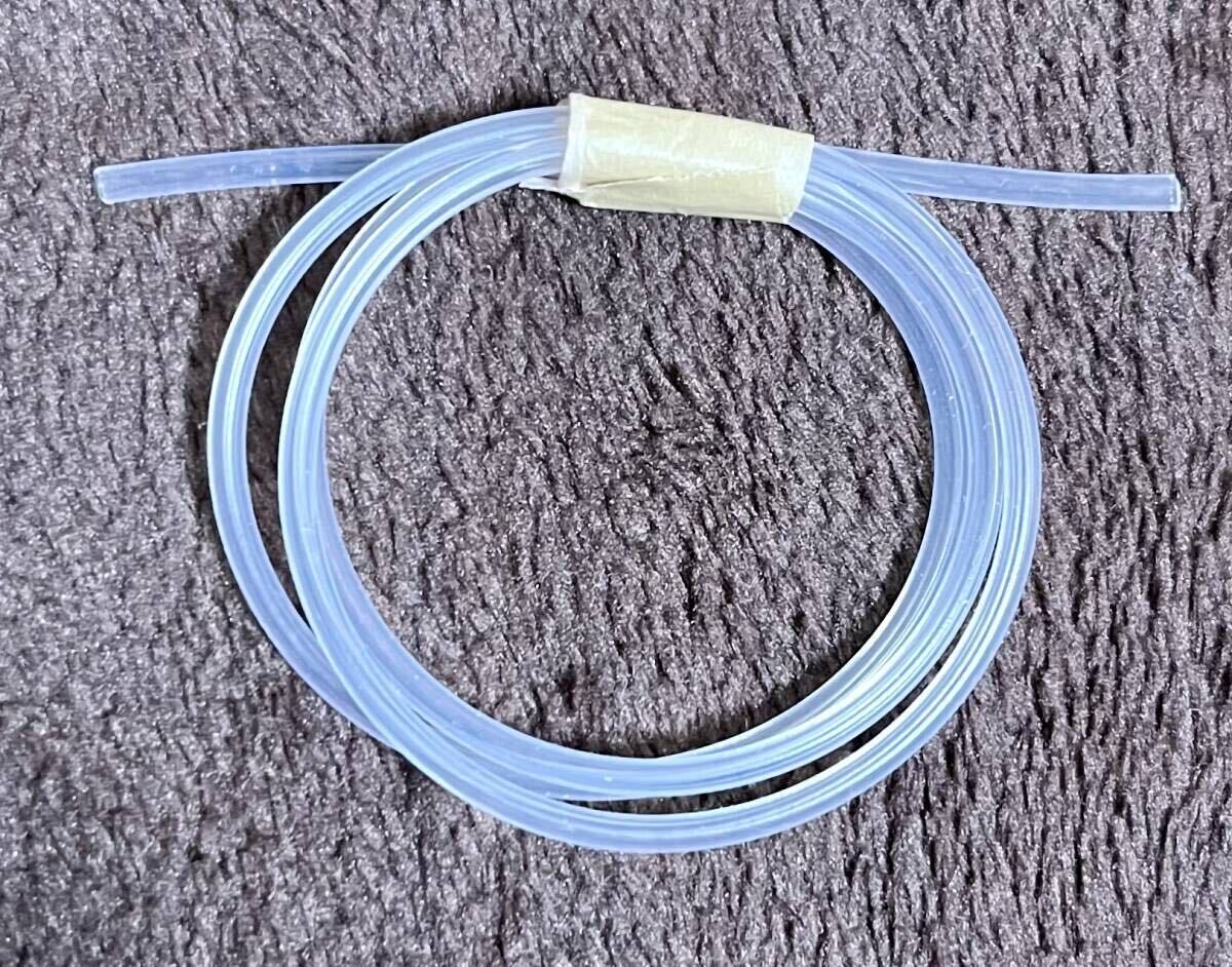  last silicon tube inside diameter 1mm outer diameter 2mm length approximately 40cm made in Japan new goods -M4
