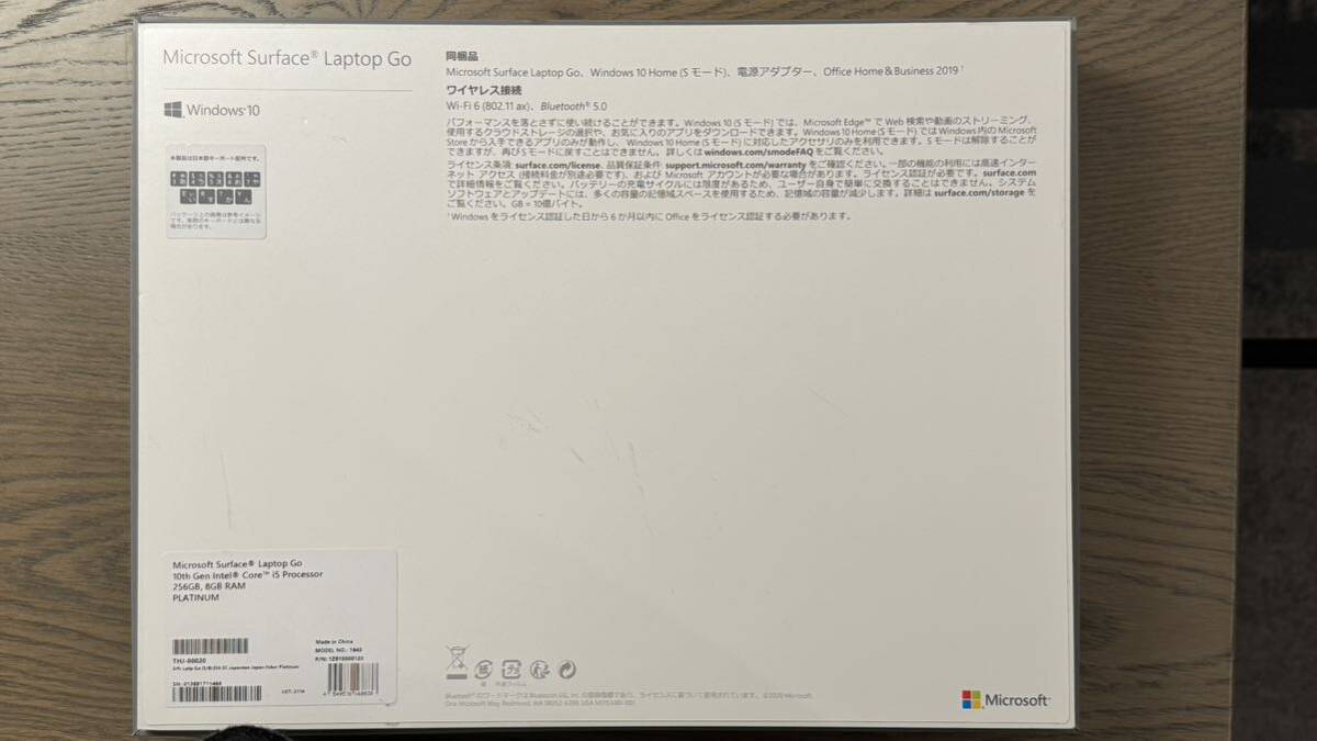 Surface Laptop Go Core i5 256GB 8GB 10世代［THJ-00020］_画像8