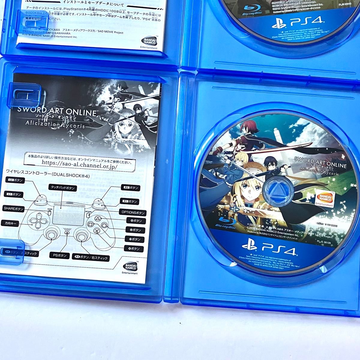 PS4 SAOシリーズ ソードアートオンライン まとめ売り 4点セット