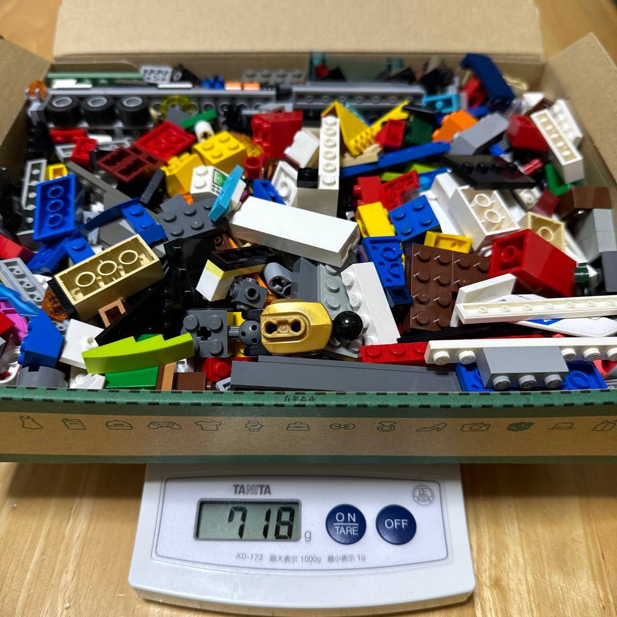 レゴ（lego）718g！まとめ売り 0.71kg　基本ブロック大量　中古