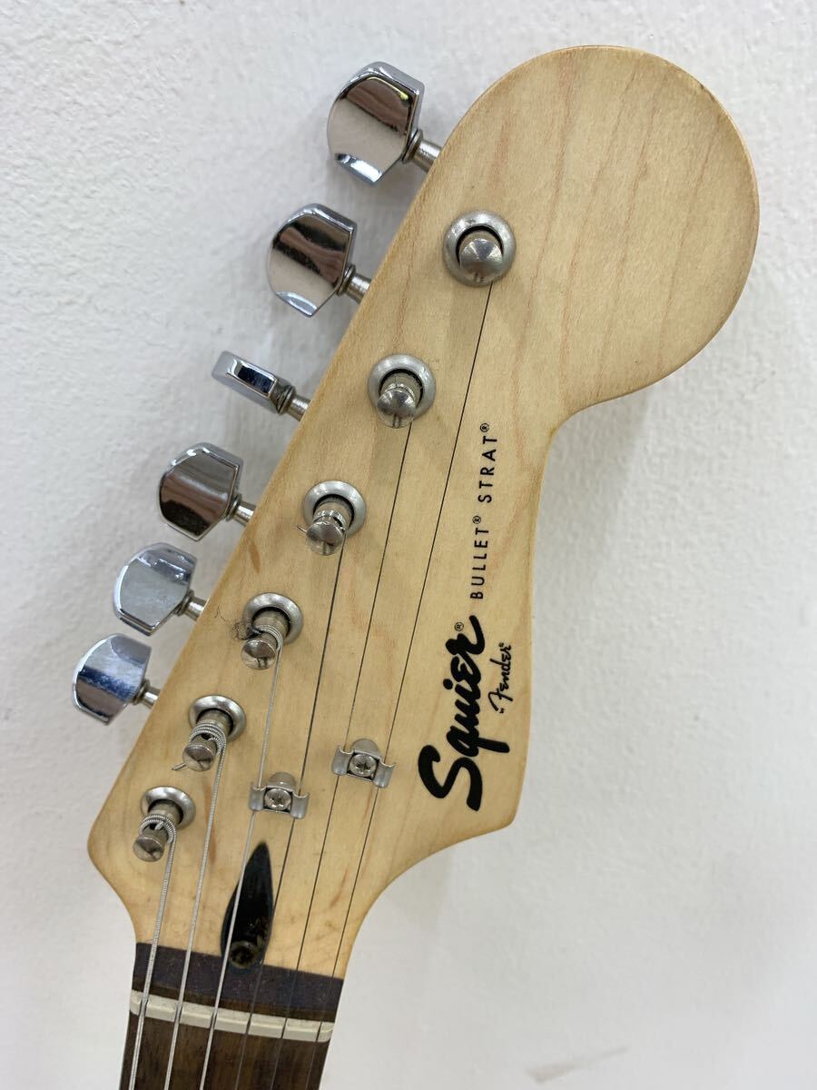 【動作確認済み】Squier by Fender スクワイヤー/フェンダー Stratocaster BULLET STRAT ストラトキャスター エレキギター_画像2