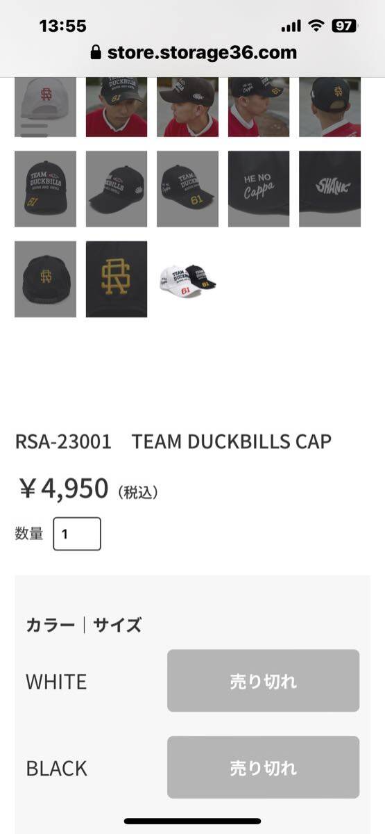 【新品】ROUGH&SWELL ラフアンドスウェル ＊ RSA-23001：TEAM DUCKBILLS CAP ＊ FREE SIZE メーカー完売品！の画像9