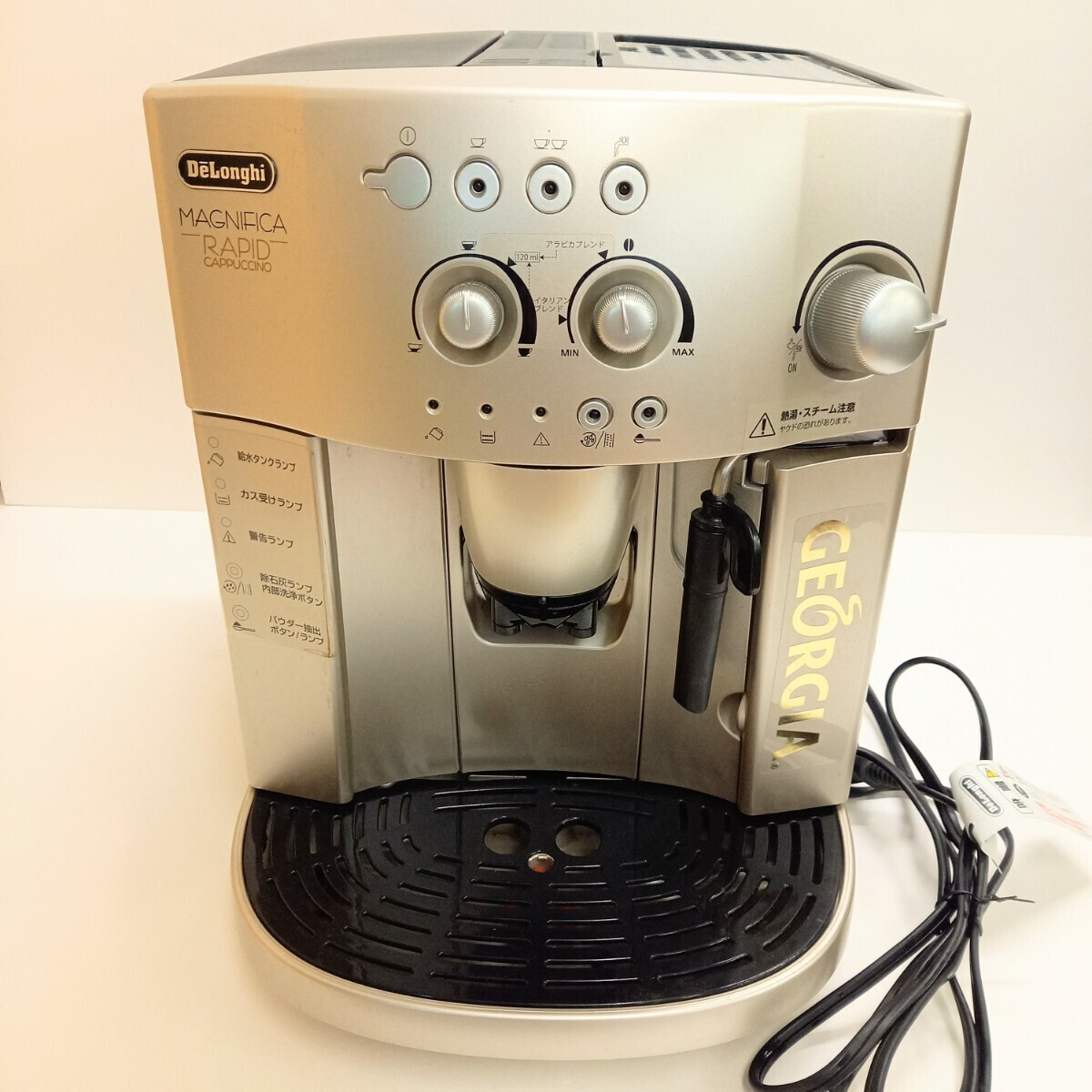 【通電確認】DeLonghi デロンギ エスプレッソマシン 全自動 コーヒー マシン マグニフィカ ラピッド カプチーノ ESAM1100DJ_画像1