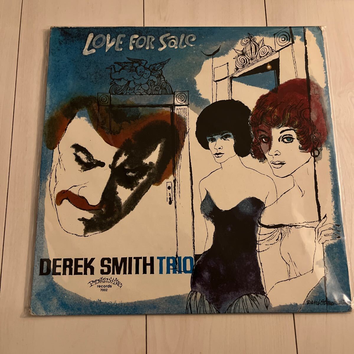 LPレコード　DEREK SMITH TRIO デレク・スミス・トリオ / LOVE FOR SALE オリジナル盤　david stone martin ジャズ　jazz_画像1