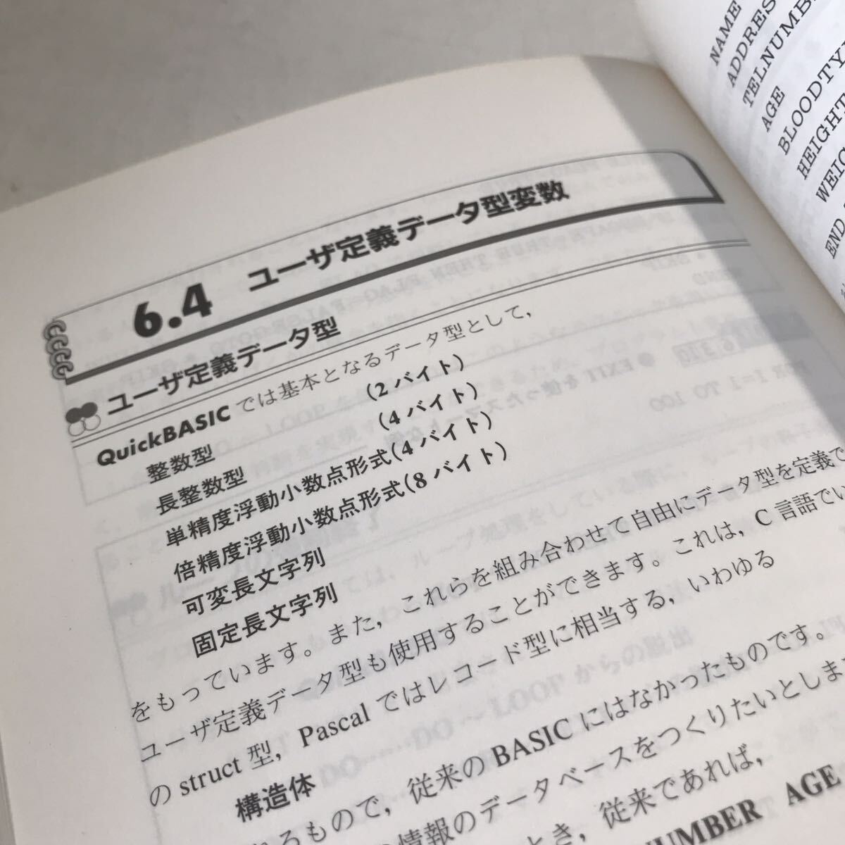 R10▲ PC-9800シリーズ　Quick BASICプログラミング　野口雄平・金田知之・高木聡/共著　1989年8月初版発行　日本ソフトバンク　▲240516_画像6