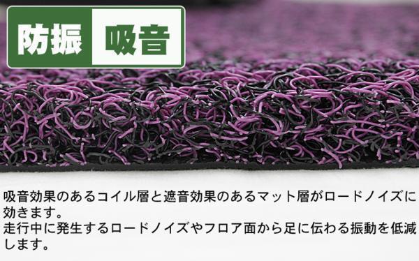 当日発送　ベストワンファイター 標準　コイルフロアマット 運転席/助手席2枚セット H17.10～ 黒_画像4