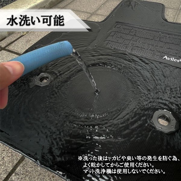 【防水マット】三菱 タウンボックス U61W フロアマット Bタイプ_水洗い