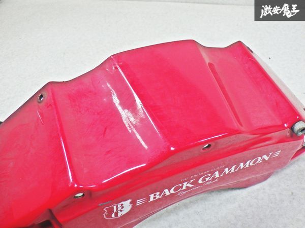 ジェイクラブ BACK GAMMON プレミアムクラス レガンスモード 200系 ハイエース フロント ブレーキキャリパーカバー 左右 赤 レッド O-3-12_画像7