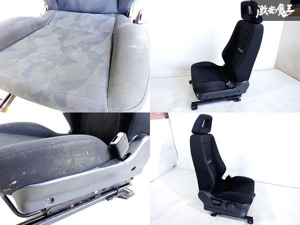 スズキ 純正 RECARO レカロ HN22S Keiワークス フロント シート 右 右側 運転席側 黒 ブラック JB23ジムニー流用に 85101-84H00-AHB 棚N-3_画像8