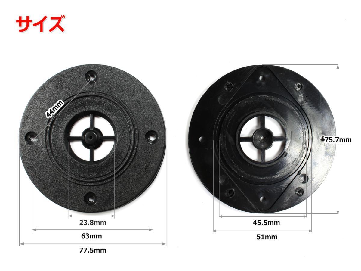 スピーカー グリル ツイーター保護用ガード2個セット [Type-B] [スピーカー自作/DIYオーディオ]_センターキャップ・ユニット潰れを防止