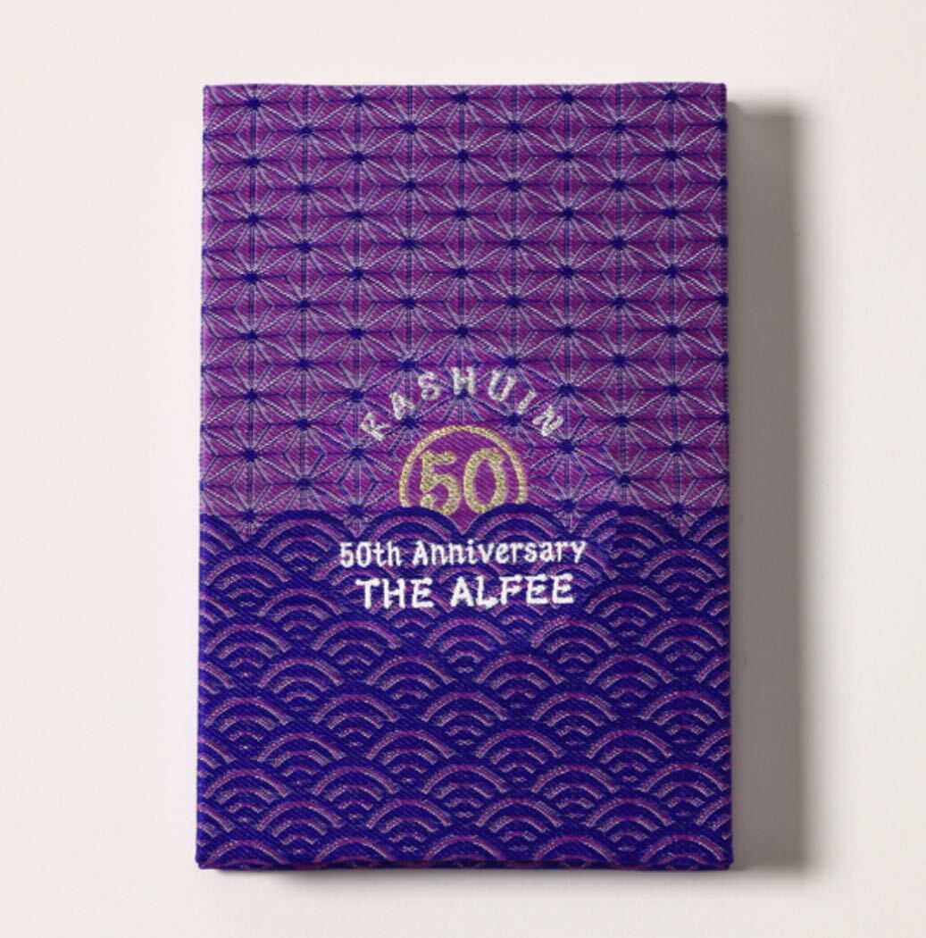 即決! THE ALFEE 50th Anniversary LIVE TOUR 2024 ☆ 御朱印帳 未開封新品 / 風の時代・春 From The Begining_画像2