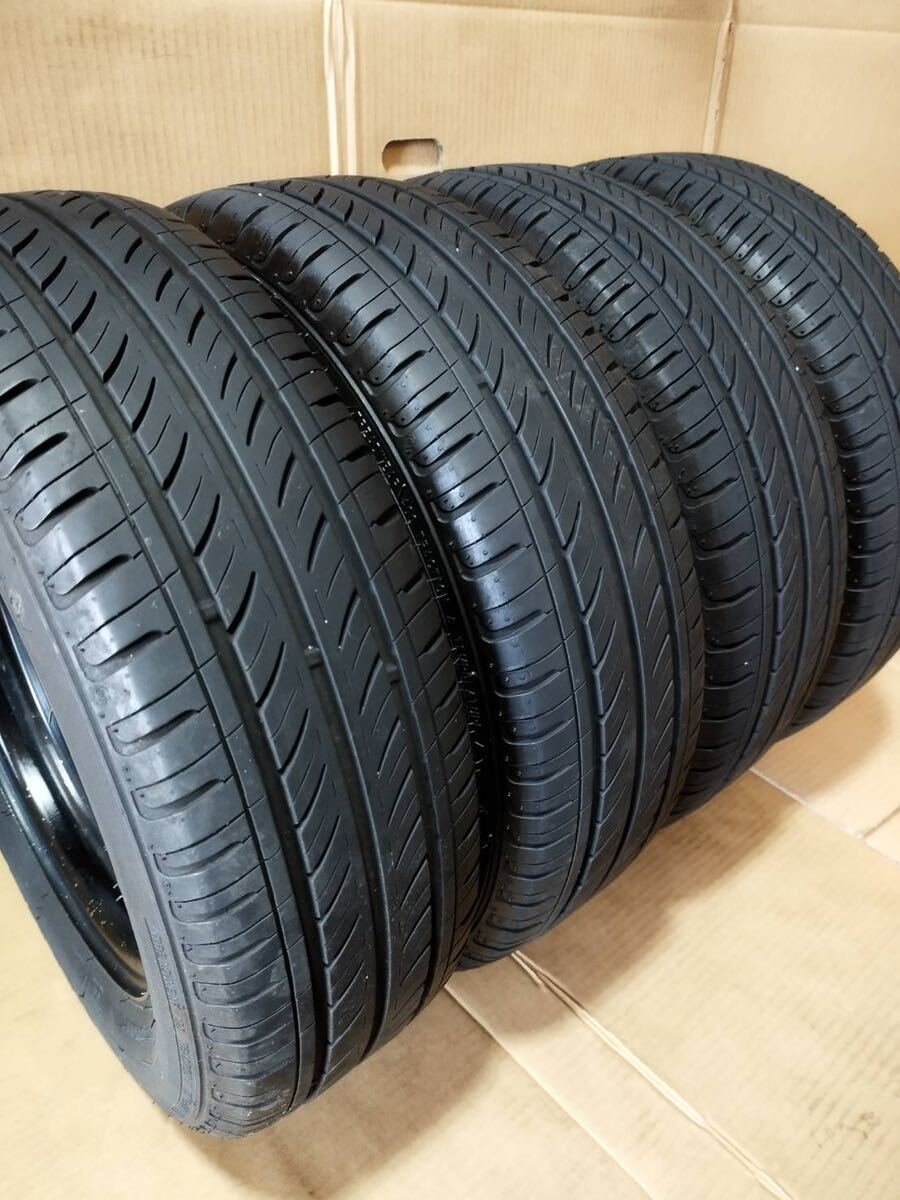 【美品】デイトナ 13インチ クローム 4本セット 165/65R13☆ホワイトリボン☆4.5J-13 +40 PCD100 4穴 エブリィ アトレー ハイゼット _画像7