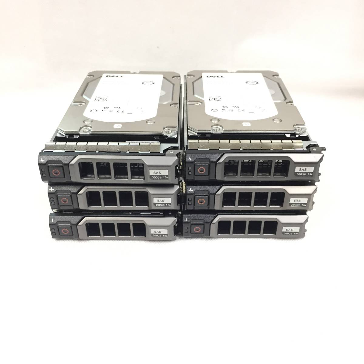 S6051372 DELL 300GB SAS 15K.7 3.5インチ HDD 6点【中古動作品】_画像3