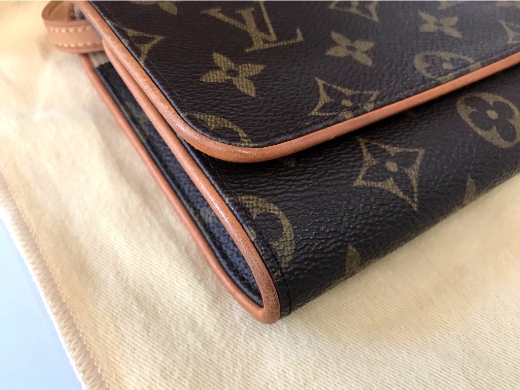 ■LOUIS VUITTON ルイヴィトン モノグラム ポシェットツインGM・美品■の画像3