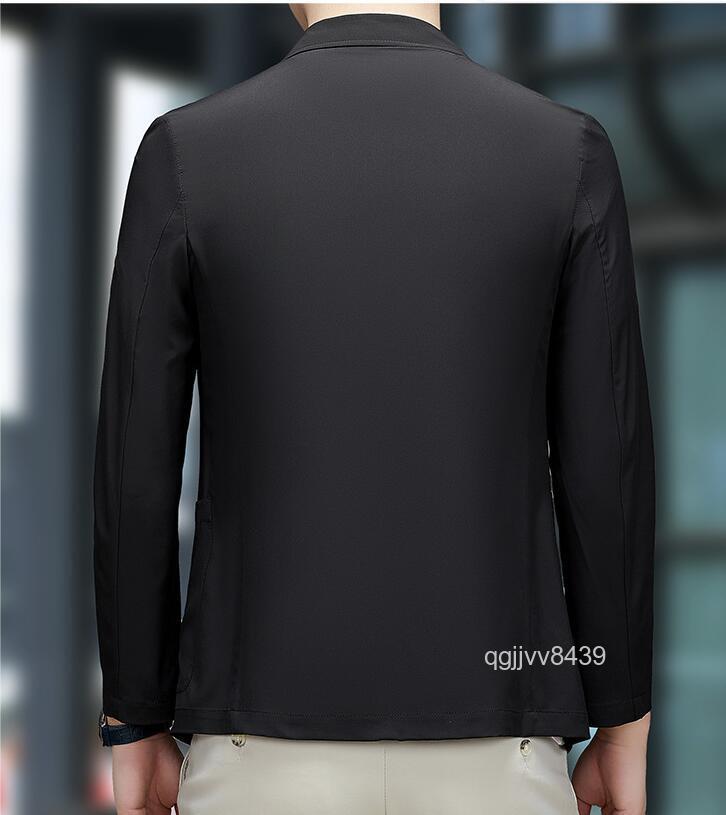 【MSY4】テーラードジャケット メンズ サマージャケット ゴルフウェア ビジネス ブレザー 涼しい UVカット 接触冷感_画像8