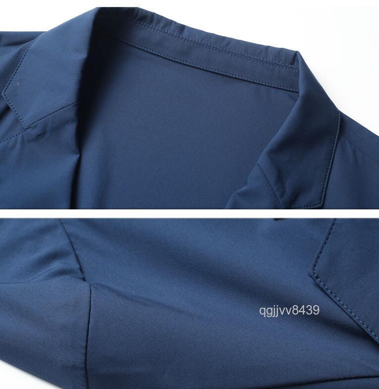 【MSY4】テーラードジャケット メンズ サマージャケット ゴルフウェア ビジネス ブレザー 涼しい UVカット 接触冷感_画像9