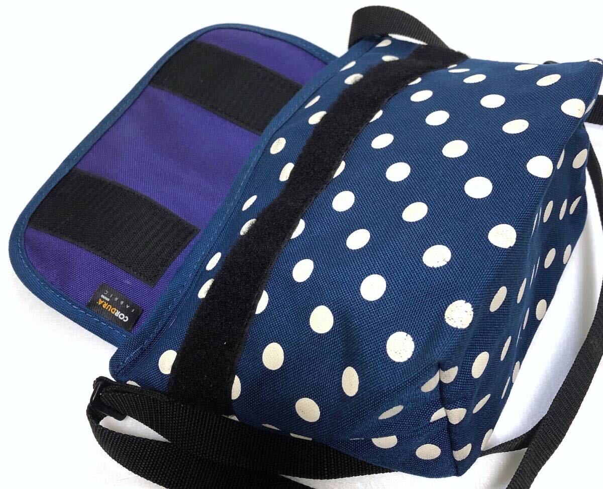  Manhattan Poe te-ji2404204 dot pattern messenger bag XS shoulder bag navy purple 
