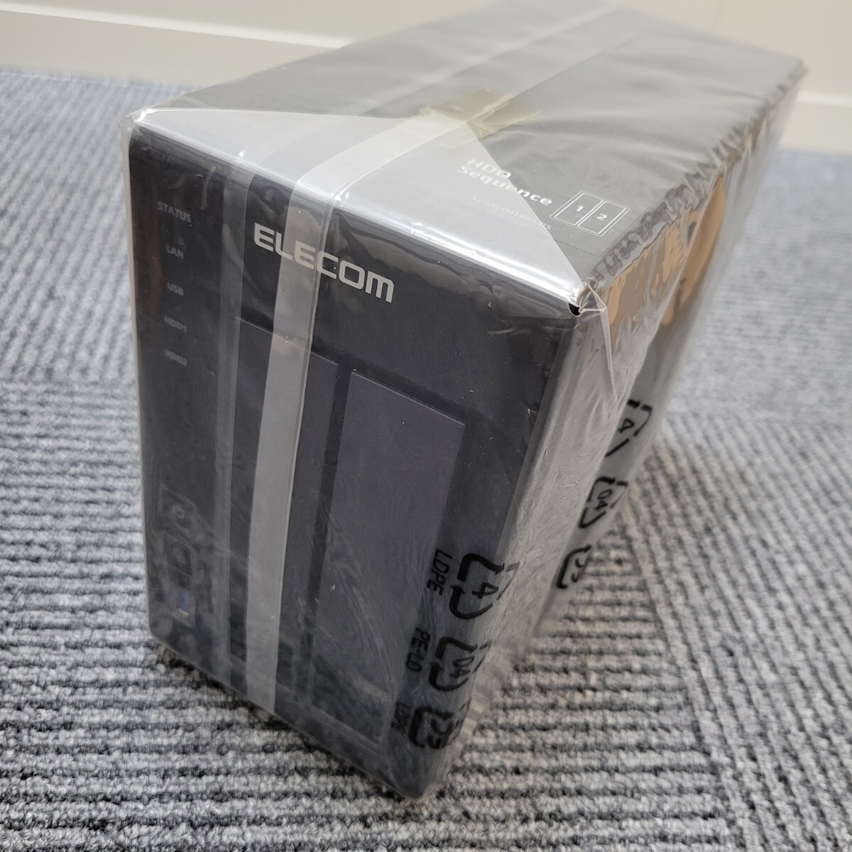 【新品、未使用】ELECOM エレコム NetStor NSB-5A2BLシリーズ NSB-5A2T2BL 法人向けRAID対応2ベイNAS 1TB HDD×2台 2TB_画像3