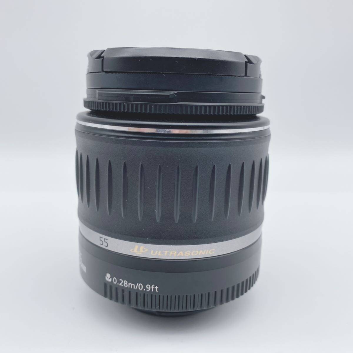 1円スタート canon キャノンultrasonic 18-55mm 1:3.5-5.6 zoom lens キヤノン EFマウント レンズカバー EF-S の画像2