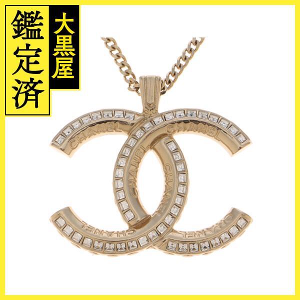 CHANEL здесь Mark CC колье AB7742 B07451 NG593 metal (GP)/ crystal 2143300213003 [207]