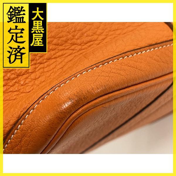 HERMES 　エルメス 　ガーデンTPM（ショルダーなし） オレンジ/ネゴンダ/SV金具　【472】KS_画像4