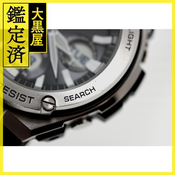 CASIO カシオ 腕時計 G-SHOCK Gスチール GST-W130L-1AJF ステンレス/合成皮革 ブラック文字盤 クオーツ【472】SJ_画像6