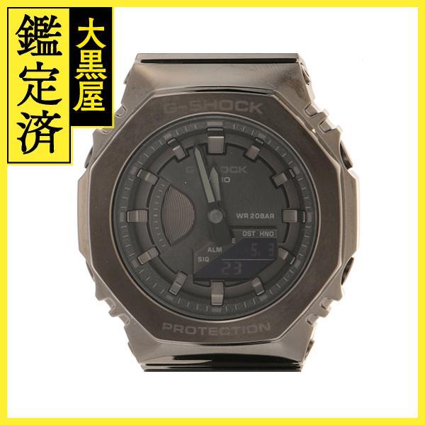カシオ 腕時計 G-SHOCK GA-2100シリーズ GM-S2100B-8AJF ブラック文字盤 樹脂／ステンレススチール クオーツ【472】SJ_画像1