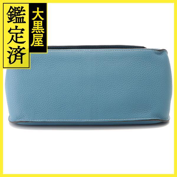 HERMES　エルメス　ジプシエール31　トリヨンクレマンス　ブルージーン　シルバー金具　【431】_画像3