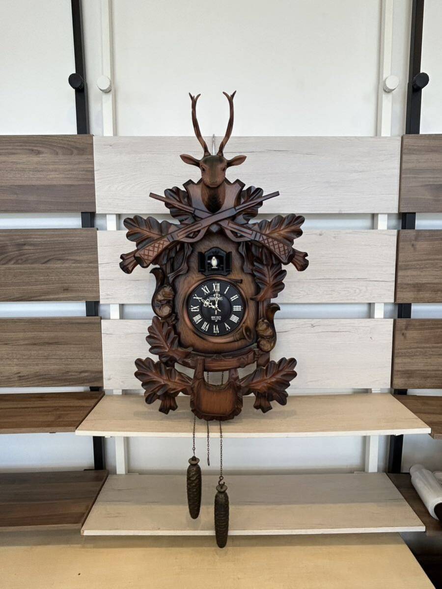 wd☆30 SEIKO 鳩時計 掛け時計 壁掛け時計 ハト時計 セイコー　木製 _画像1