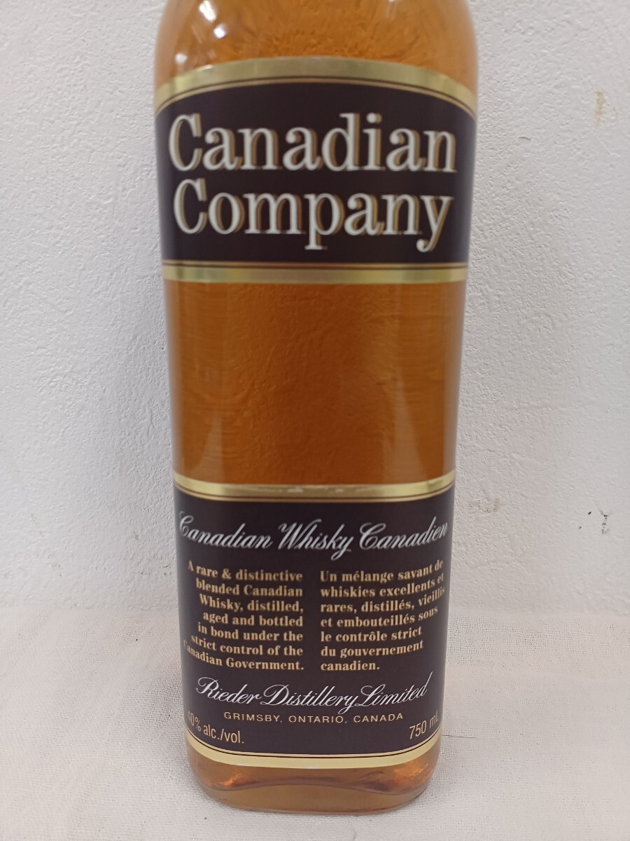 WA*517 not yet . plug Canadian Company Rieder Canadian whisky Canada on ta rio 1988 750ml 40% box attaching old sake Vintage 