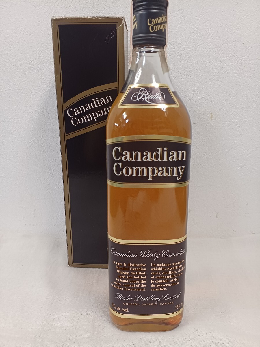 WA*517 not yet . plug Canadian Company Rieder Canadian whisky Canada on ta rio 1988 750ml 40% box attaching old sake Vintage 