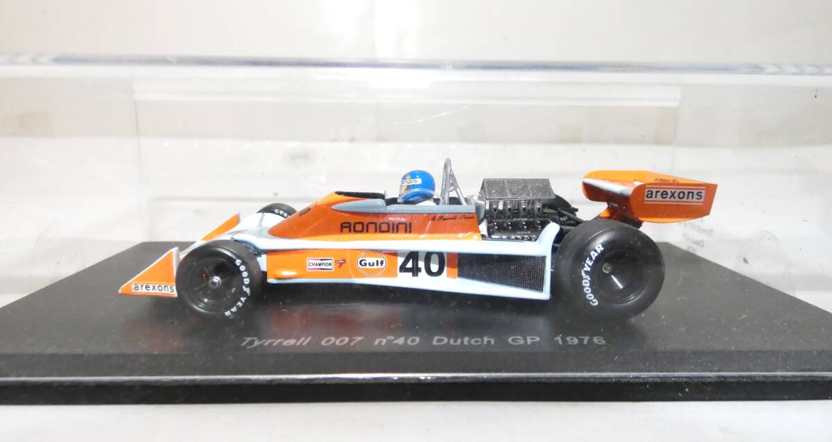 7412Y/本体未開封☆スパーク 1/43 ティレル009 1979年ドイツGP #4 G.Lees＆ティレル 007 Gulf 76 オランダGP #40 A.Pessenti-Rossi 2台_画像8