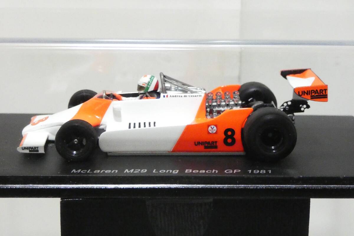 7459K/未開封◇Spark スパーク 1/43 2台/S4298 マクラーレン M29 ロングビーチGP 1981＆S4300 MP4-1 ウィナー ブリティッシュGP/McLaren_画像6