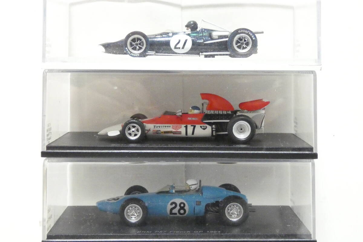 7462K/1円～ ほぼ未開封◇Spark スパーク 1/43 8台/ポルシェ78 no2 5th モナコGP 1962・クーパー T53・BRM P160B・P57・ティレル 007他_画像6