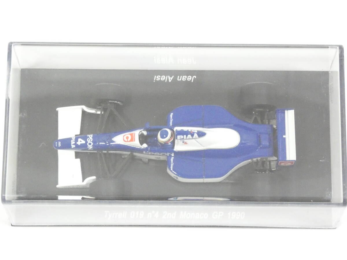 7503T/未開封★Spark スパーク 1/43 S1698 Tyrrell 019 #4 2nd Monaco GP 1990 J. Aresi アレジ ティレル marlboro デカール未貼付_画像2