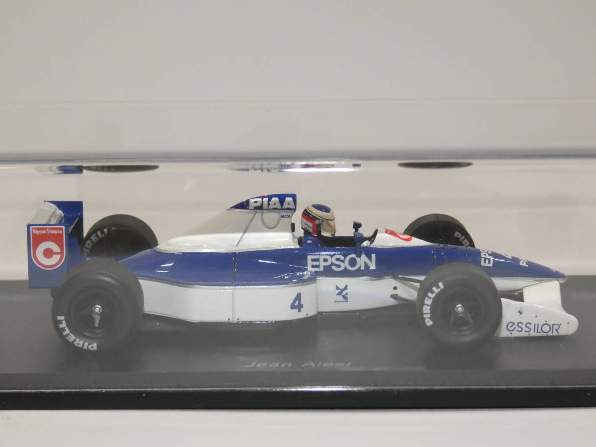 7503T/未開封★Spark スパーク 1/43 S1698 Tyrrell 019 #4 2nd Monaco GP 1990 J. Aresi アレジ ティレル marlboro デカール未貼付_画像4