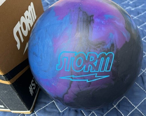 ( unused )bo- ring sphere ball 15LBS 4OZ storm storm InfinitePhysiX hole not equipped box attaching 