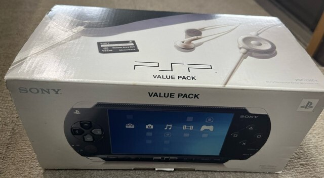 PSP PlayStation портативный PSP-1000 корпус только с ящиком чёрный Sony SONY адаптер нет аккумулятор нет электризация проверка settled первый период . settled 