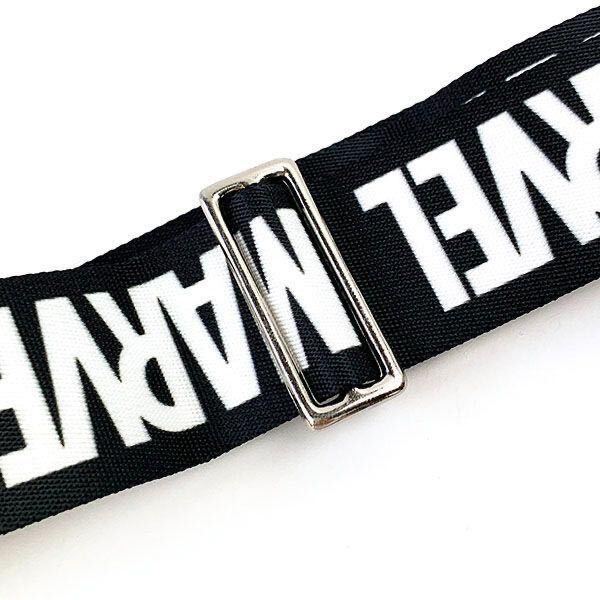 MARVELma- bell suitcase belt ( black × white ) trunk belt travel goods travel goods American Comics 