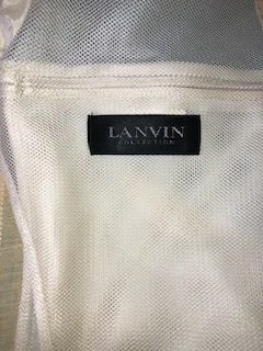 LANVIN　麻100%　軽い薄手ジャケット　裏地メッシュ　内ポケット２個　_画像7