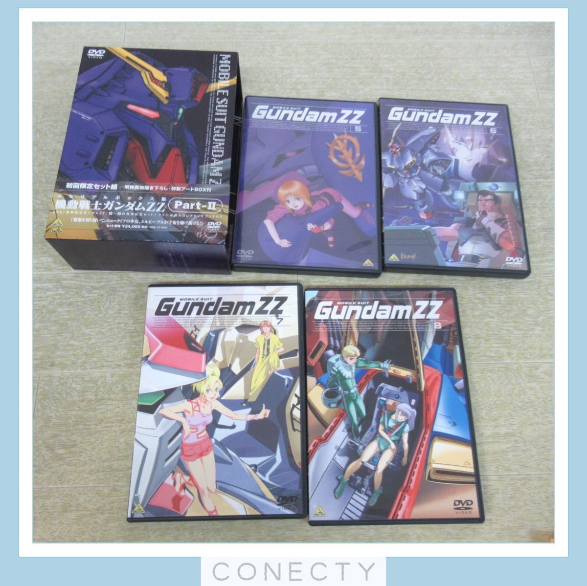 機動戦士ガンダムZZ メモリアルボックス版 初回限定版 PART I〜III 全17巻セット DVD BOX 収納BOX付き【F2【S2の画像5