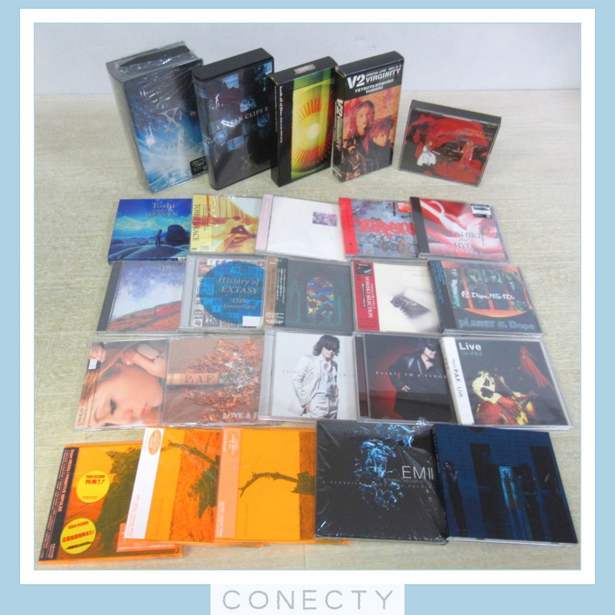 X JAPAN 関連 CD VHS まとめて セット/Eternal Melody II/P.A.F. LIVE/PRIMITIVE IMPULSE/YOSHIKI/Toshi/Pata/heath/Dope HEADz【B4【S2_画像1