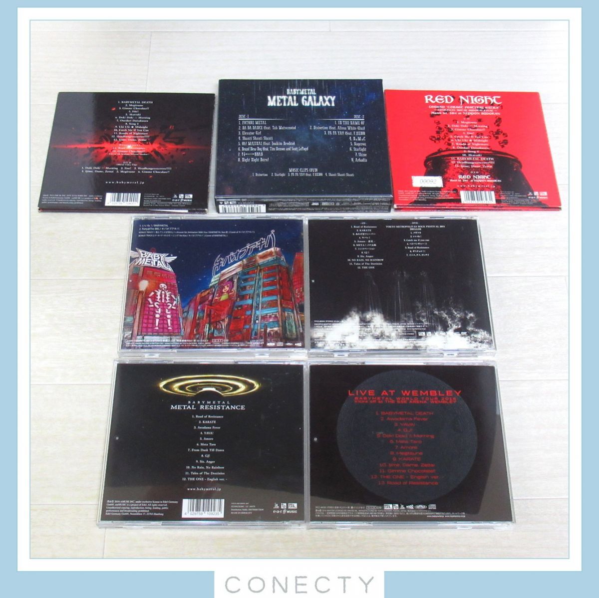 BABYMETAL CD(DVD есть .) комплект /METAL RESISTANCE/Galaxy/LTD.EDITION/Live At Budokan: Red Night Apocalypse/bebimeta[J2[S1