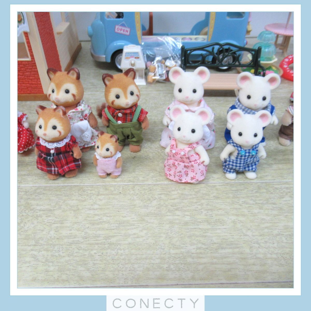  Sylvanian Families совместно комплект звезда пустой. видно лампа шт.. . дом / кекс комплект / мороженое Wagon / кукла / рукоятка burger магазин san др. [KB[SX